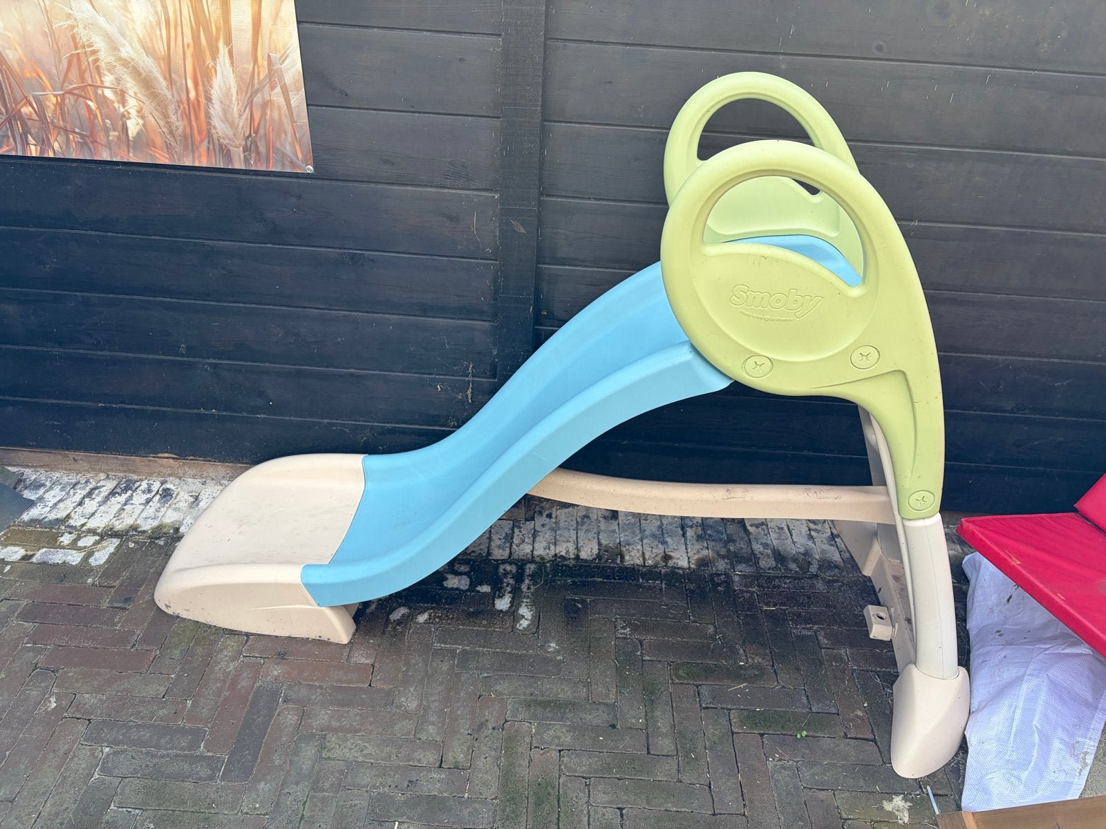 Smoby waterglijbaan 1 zomer gebruikt, Ophalen, Gebruikt