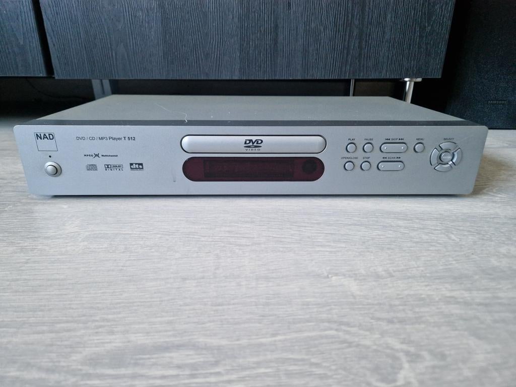 NAD T512 dvd/mp3/cd speler, getest en werkt, Ophalen of Verzenden, Overige merken
