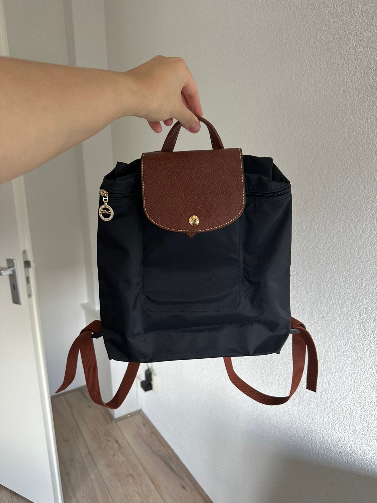 Longchamp rugzakje, Sieraden, Tassen en Uiterlijk, Verzenden, Zo goed als nieuw, 30 cm of meer, Minder dan 35 cm