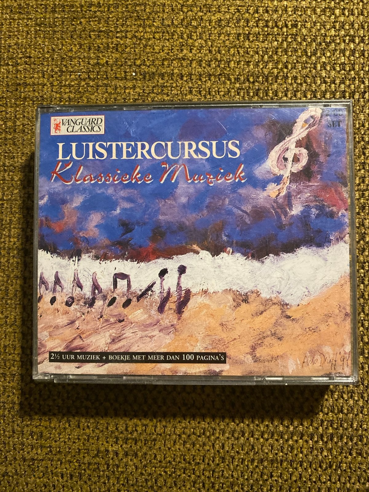 Luistercursus Klassieke Muziek - Vanguard Classics 2 CD Set, Ophalen of Verzenden, Gebruikt, Album, Inclusief boekje