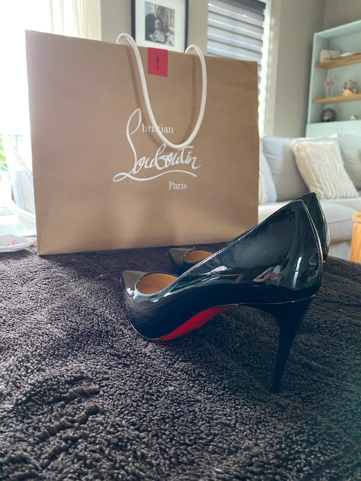 Christian Louboutin So Kate 100mm Hakken - maat 38, Ophalen of Verzenden, Zo goed als nieuw, Zwart, Pumps