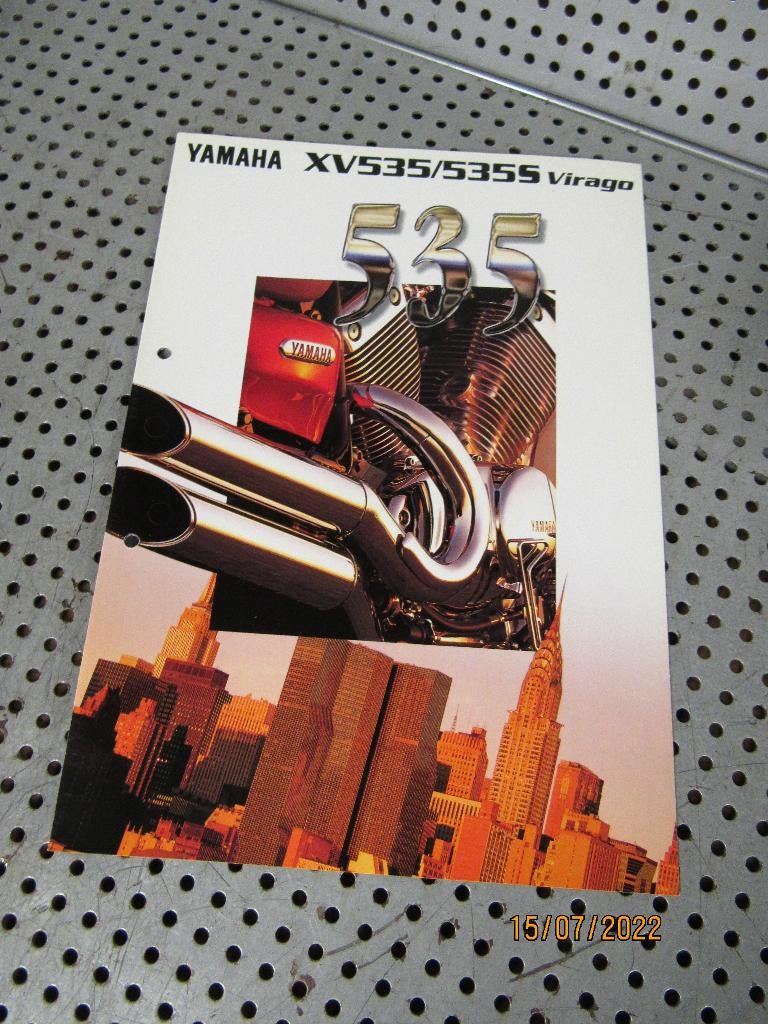Folder; Yamaha XV535 Virago '96 Custom / Chopper XV 535, Ophalen of Verzenden, Gebruikt, Motoren