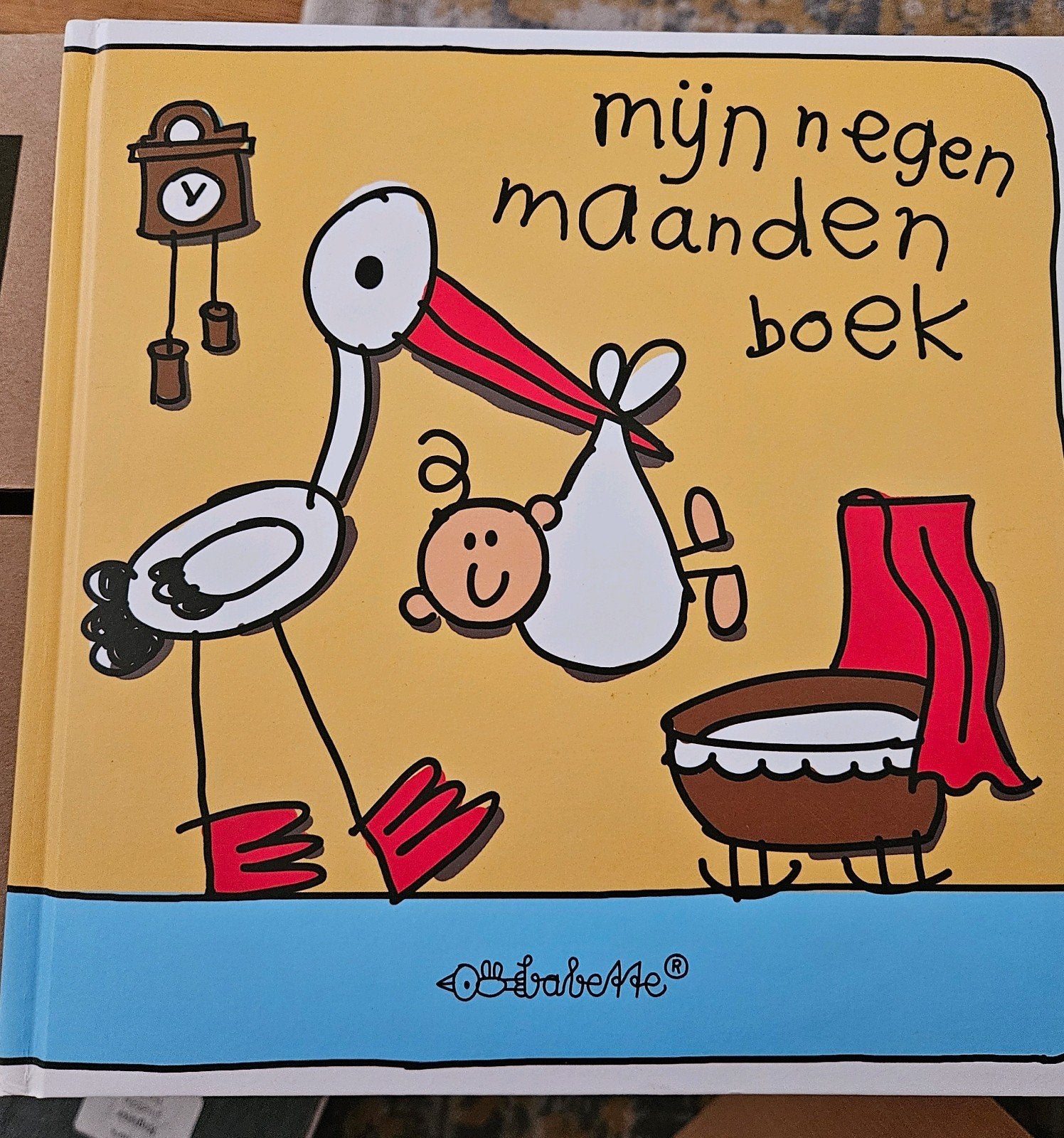 Mijn Negen Maanden Boek - Zwangerschapsdagboek, Ophalen of Verzenden, Zo goed als nieuw, Zwangerschap en Bevalling, Rabecca Harris