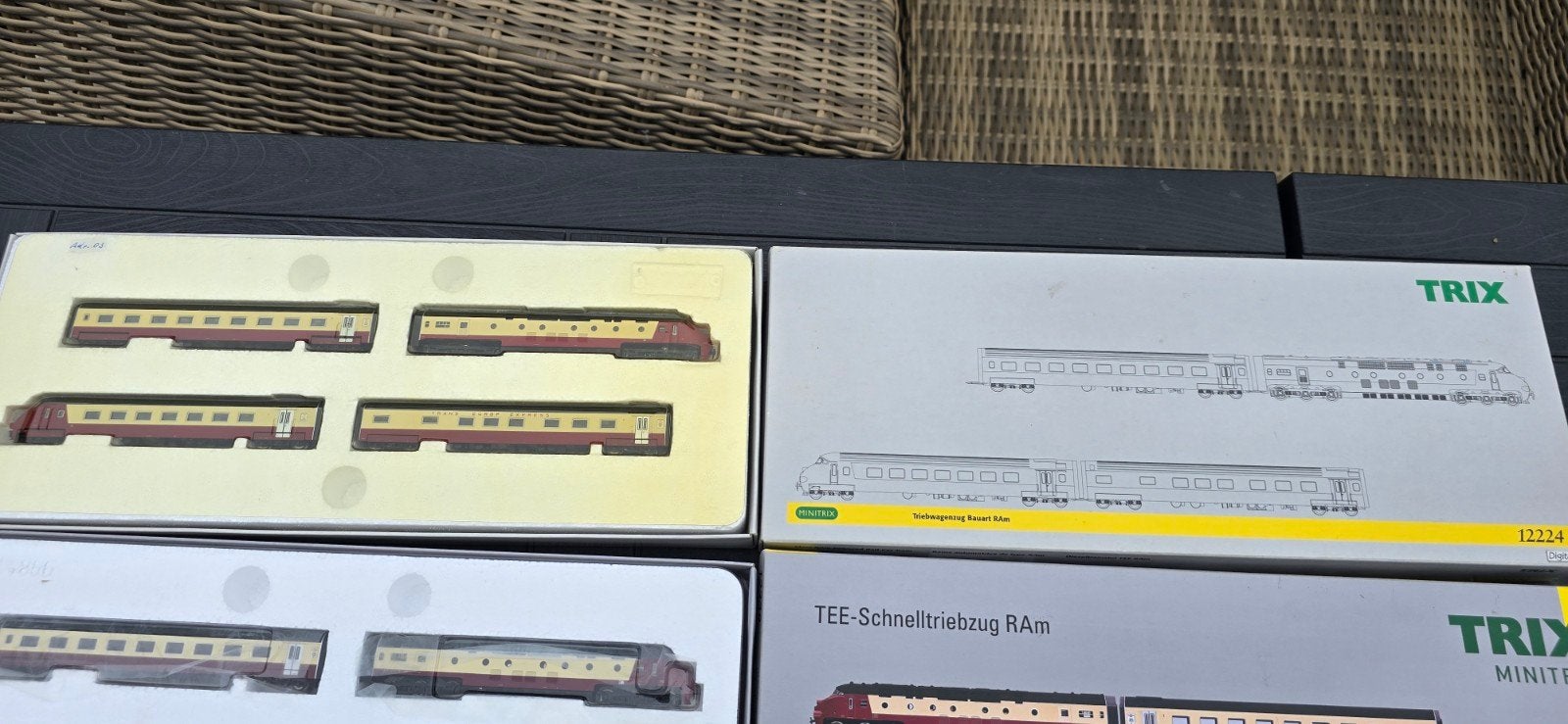 Minitrix TEE RAm 12224 Dcc sound top ovp!, Ophalen of Verzenden, Gelijkstroom, Locomotief, Trix