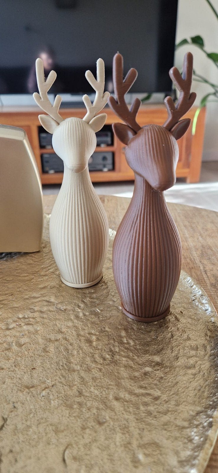 kerst hertjes, Ophalen of Verzenden, Nieuw, 3D-geprint, Overige materialen