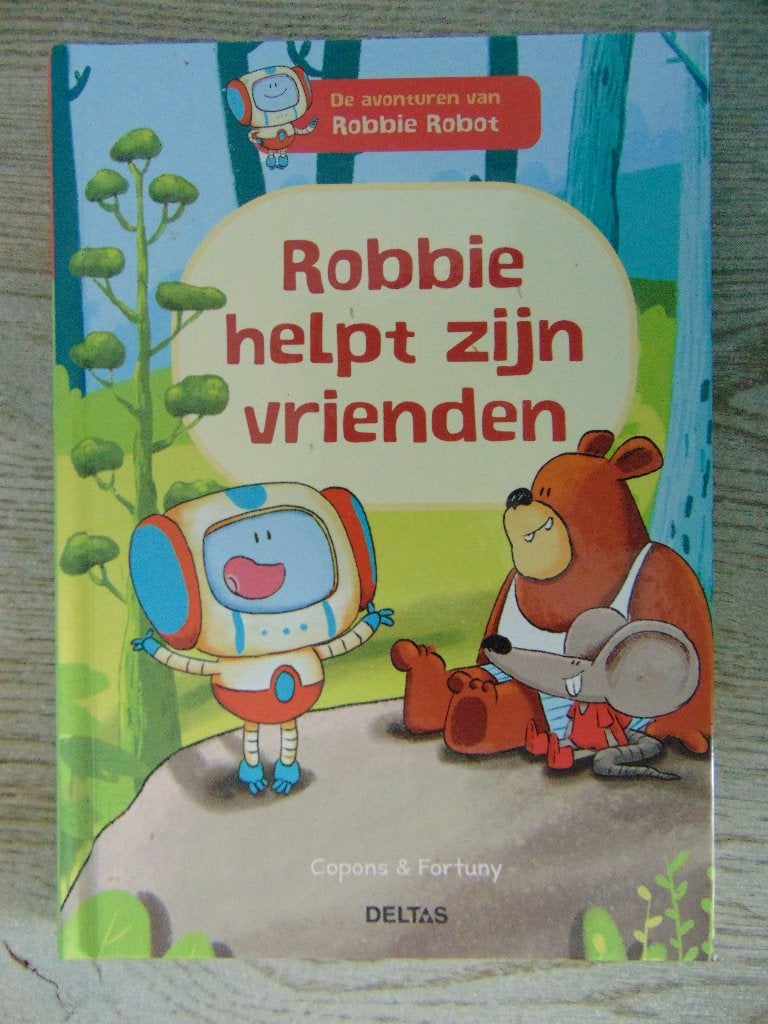 Robbie Robot helpt zijn vrienden - 7+ - hardcover boek, Ophalen of Verzenden, Nieuw, Deltas, Fictie algemeen