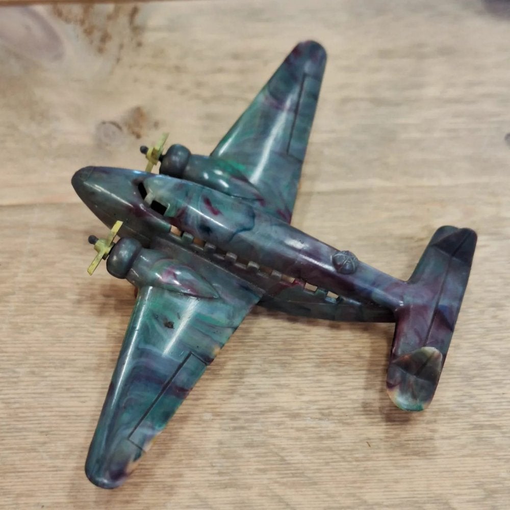 Antiek speelgoedvliegtuigje, Dutch Dakota van Luxor Toys., Ophalen of Verzenden