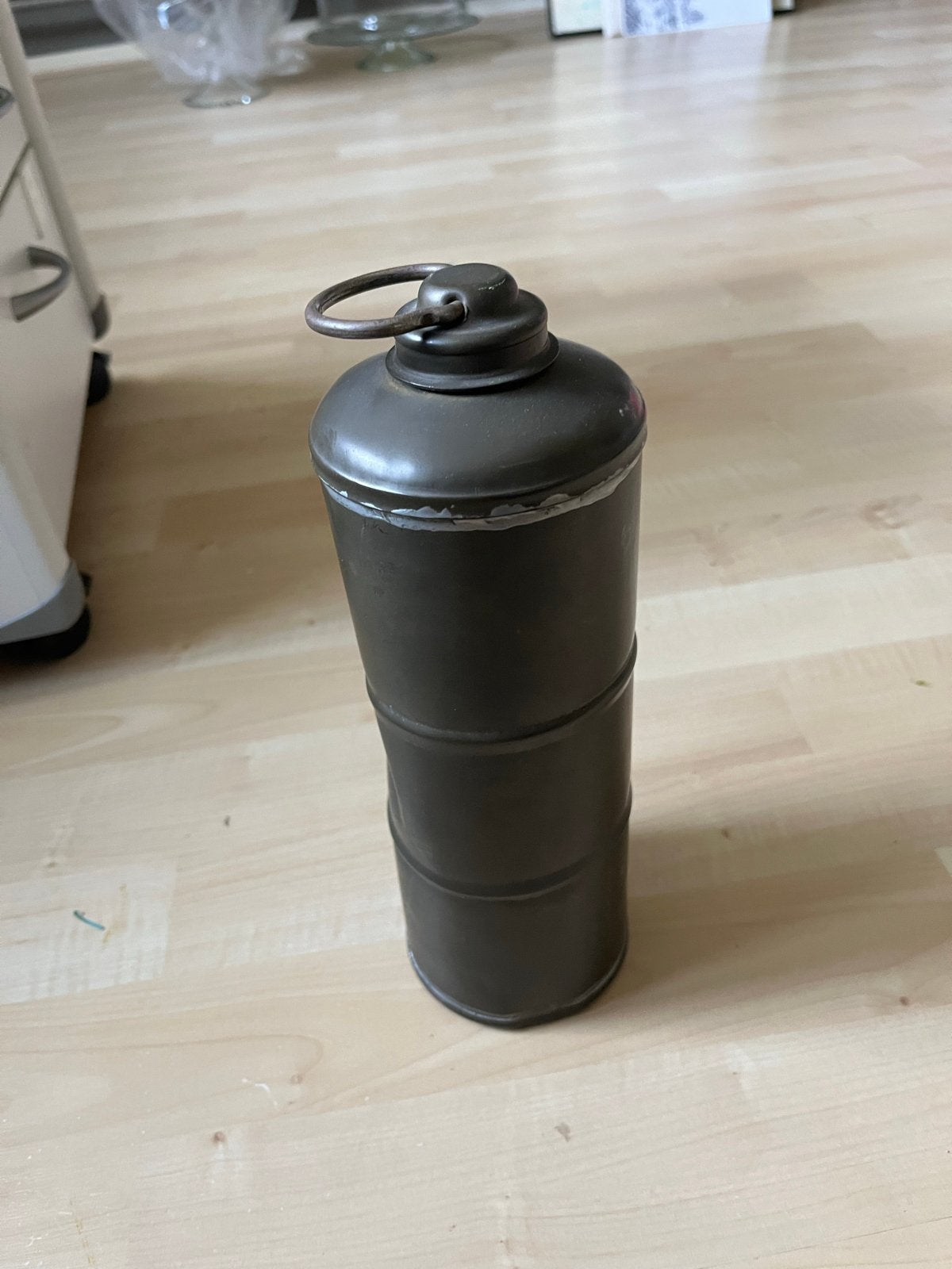 Vintage Koperen Waterkruik met Afsluitbare Dop, Antiek en Kunst, Ophalen of Verzenden, Koper
