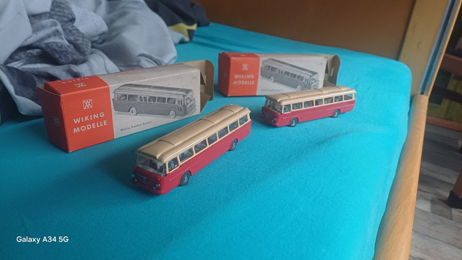Wiking 72s Büssing Trambus Senator jaren 60 nieuw in doos, Hobby en Vrije tijd, Ophalen, Nieuw, Bus of Vrachtwagen, Wiking