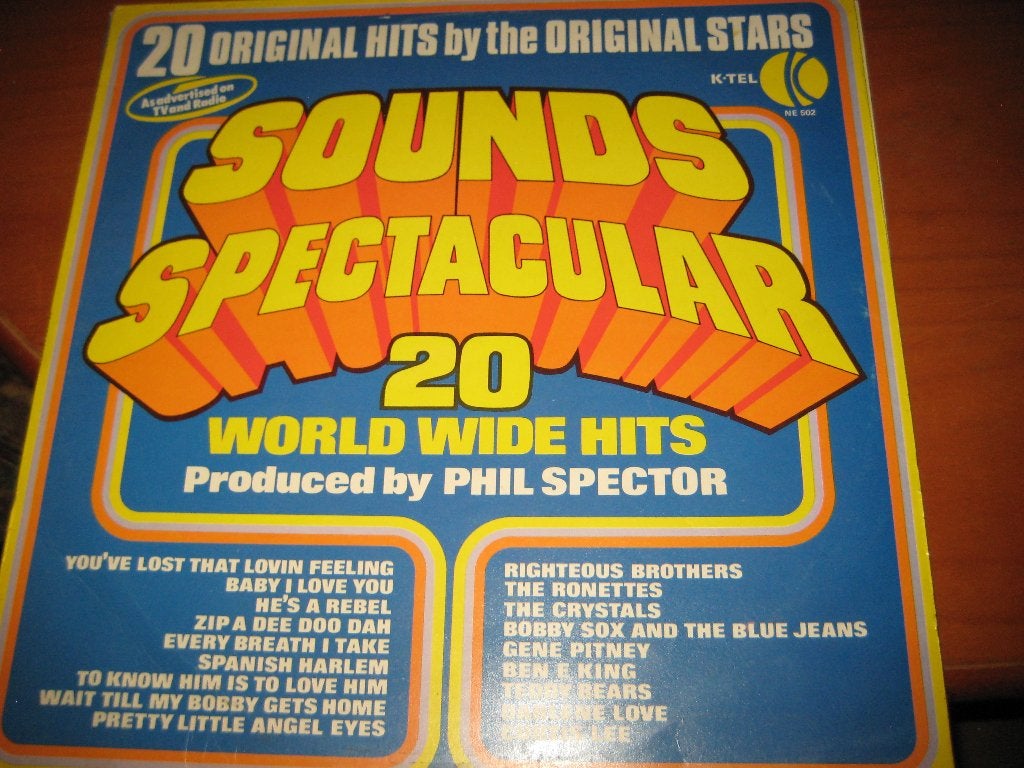 LP, Sounds Spectacular: 20 World Wide Hits, Ophalen of Verzenden, Zo goed als nieuw, 12 inch