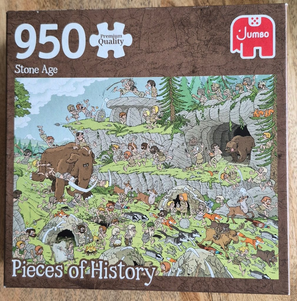 Pieces of History  Stone Age  Puzzel 950 stuks, Hobby en Vrije tijd, Denksport en Puzzels, Ophalen, 500 t/m 1500 stukjes, Zo goed als nieuw