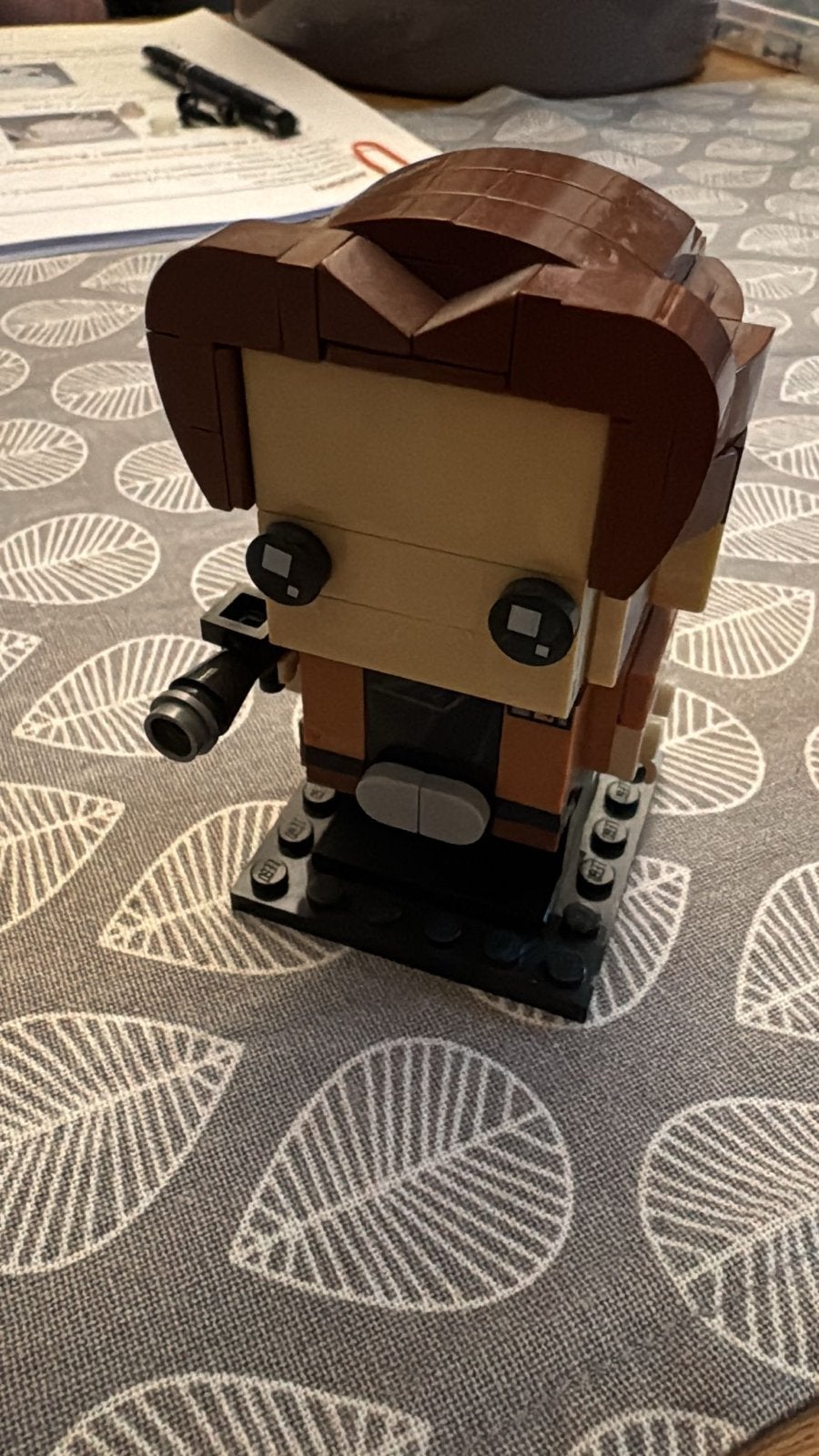 Lego Brickheadz Han Solo - 41608 (Zonder doos/handleiding), Verzamelen, Star Wars, Zo goed als nieuw, Actiefiguurtje, Ophalen of Verzenden