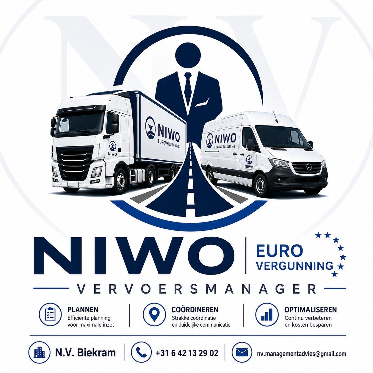 Vervoersmanager voor uw bedrijf met NIWO, HBO, Vanaf 10 jaar, Overige vormen