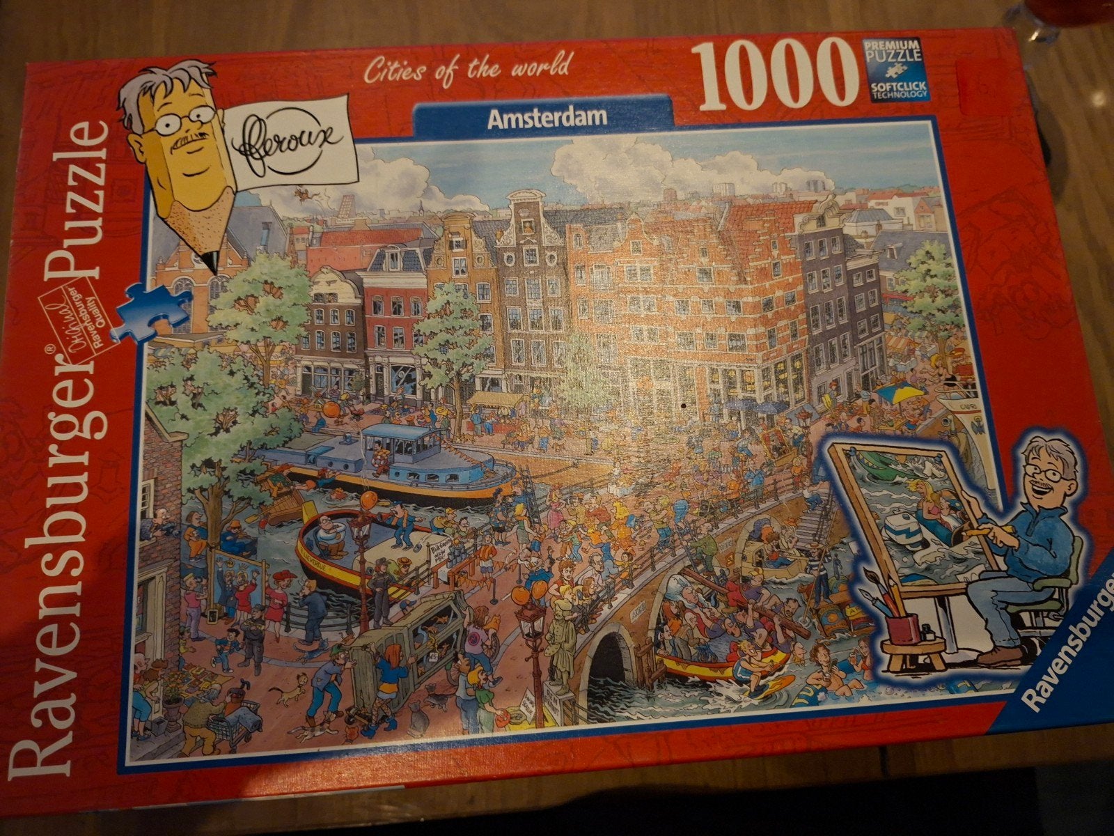 Ravensburger Puzzle Amsterdam, Ophalen, 500 t/m 1500 stukjes, Zo goed als nieuw