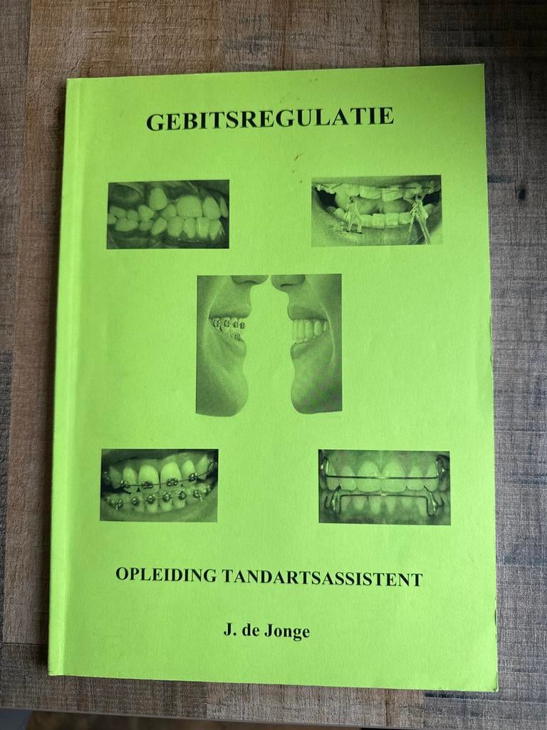 Gebitsregulatie Opleiding Tandartsassistent - J. de Jonge, Boeken, Ophalen of Verzenden, Gamma, Gelezen, MBO