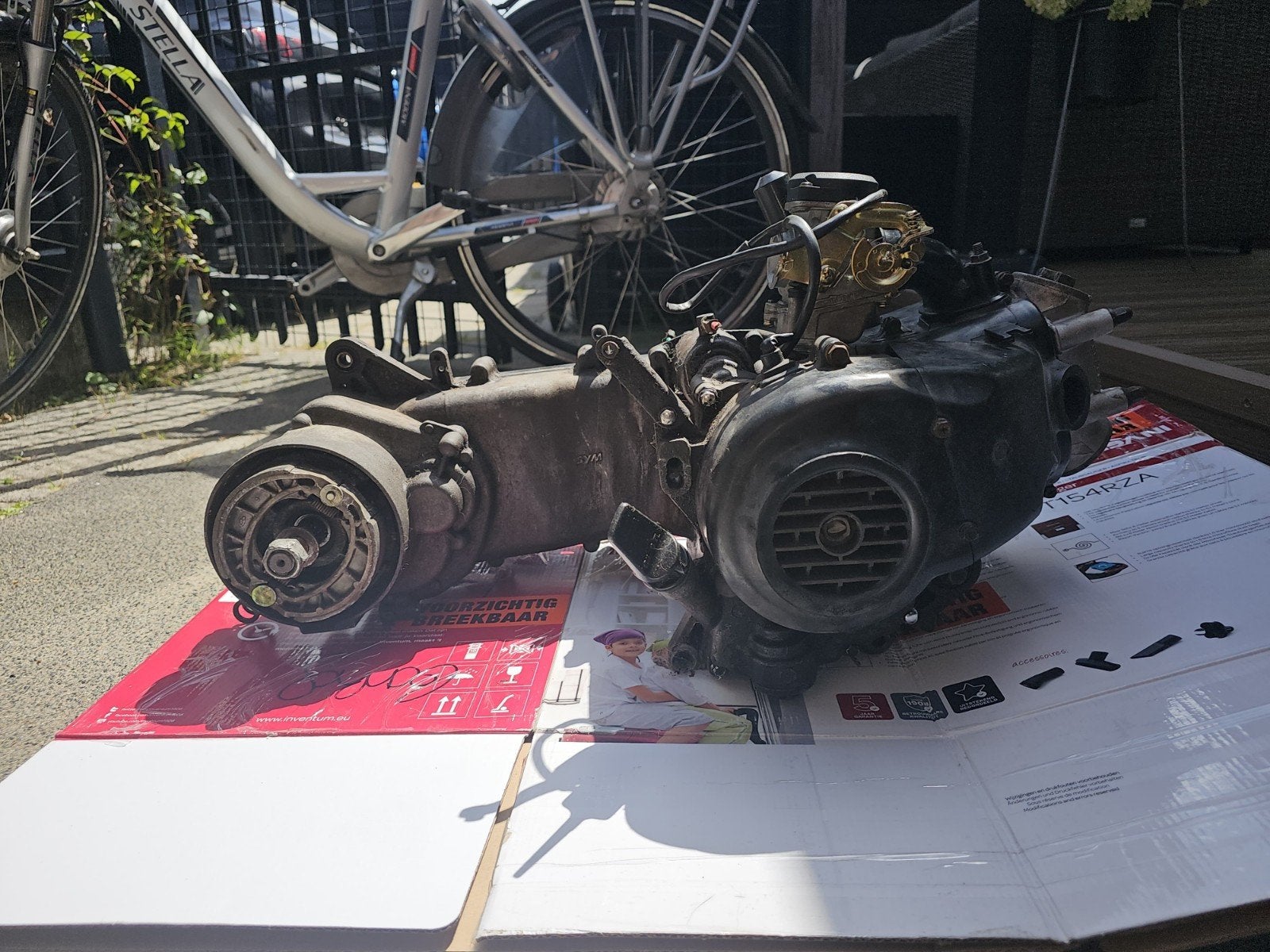 SYM 4T Motorblok gebruikt GRATIS, Ophalen, Gebruikt, Blok, SYM