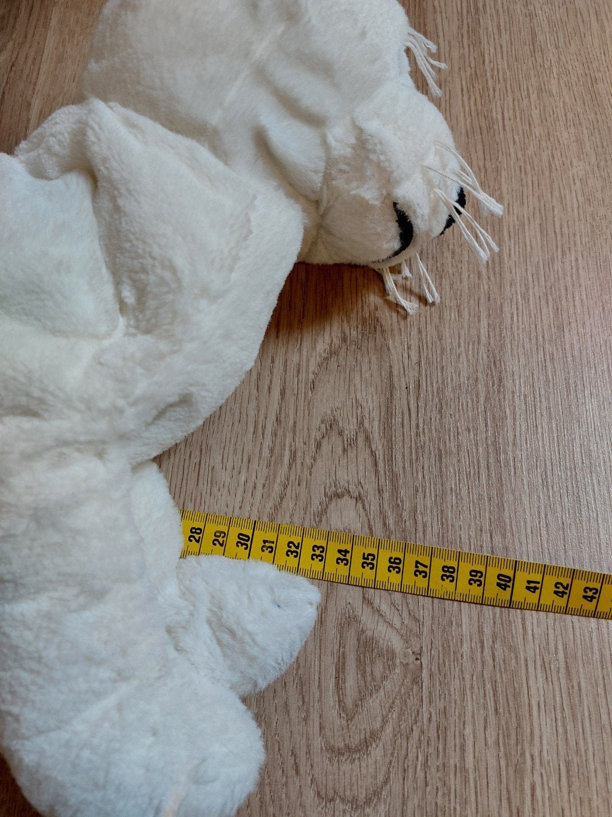 IKEA witte hond knuffel terrier 35 cm, Ophalen of Verzenden, Hond