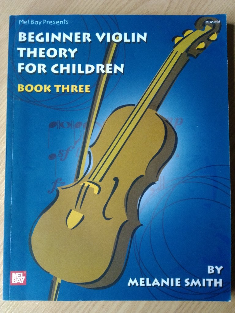 Beginner violin theory for children book 3 - Melanie Smith, Klassiek, Les of Cursus, Ophalen of Verzenden, Zo goed als nieuw