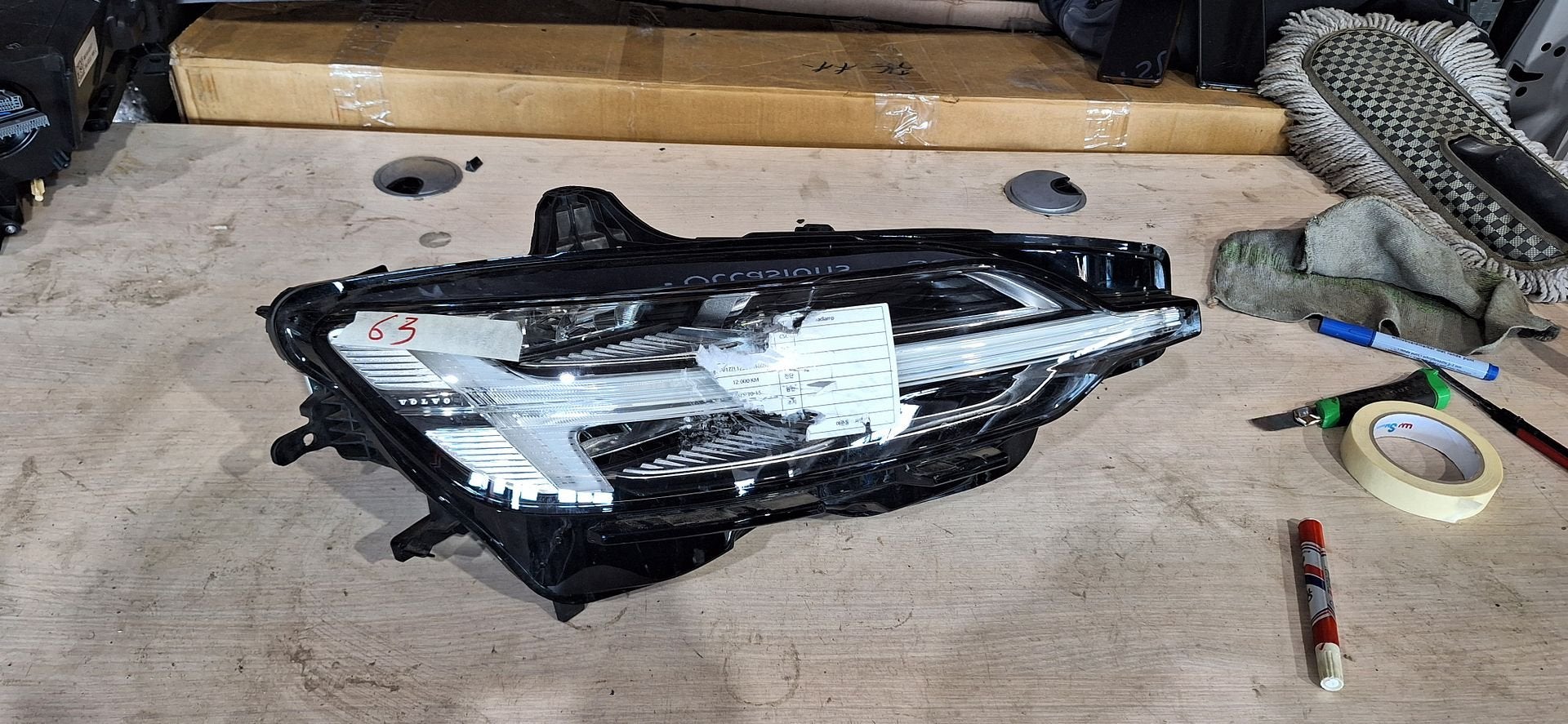 Volvo V60 koplamp, Auto-onderdelen, Verlichting, Gebruikt, -, -, Ophalen of Verzenden