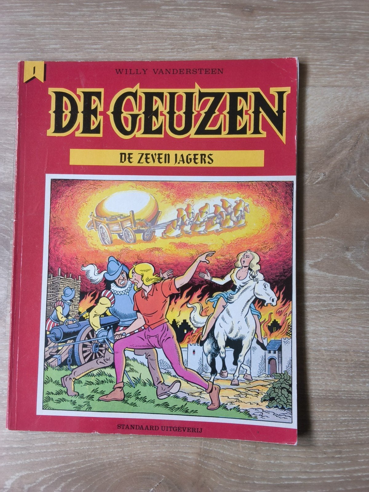 6x strip vehalen de geuzen  van williy van der steen, Meerdere stripboeken, Ophalen, Willie Vandersteen