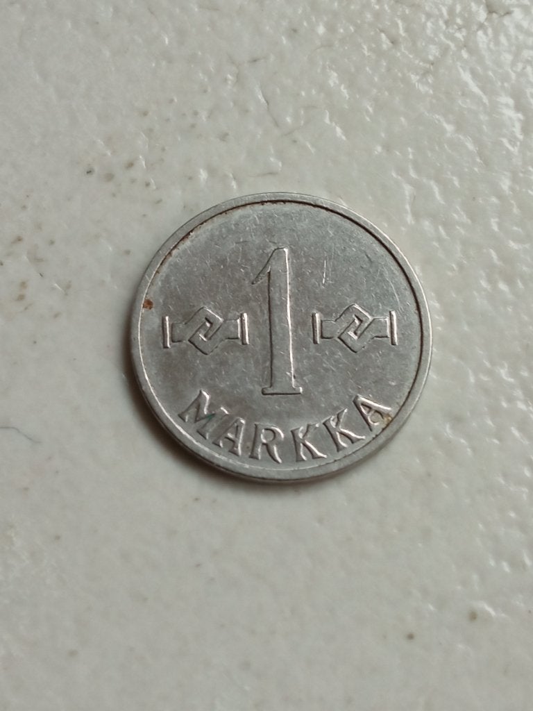 Finland 1 markka 1959., Ophalen of Verzenden, Overige landen, Losse munt