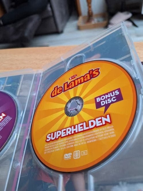 Dvd de lama's, superhelden hh, Alle leeftijden, Ophalen of Verzenden, Zo goed als nieuw, Stand-up of Theatershow