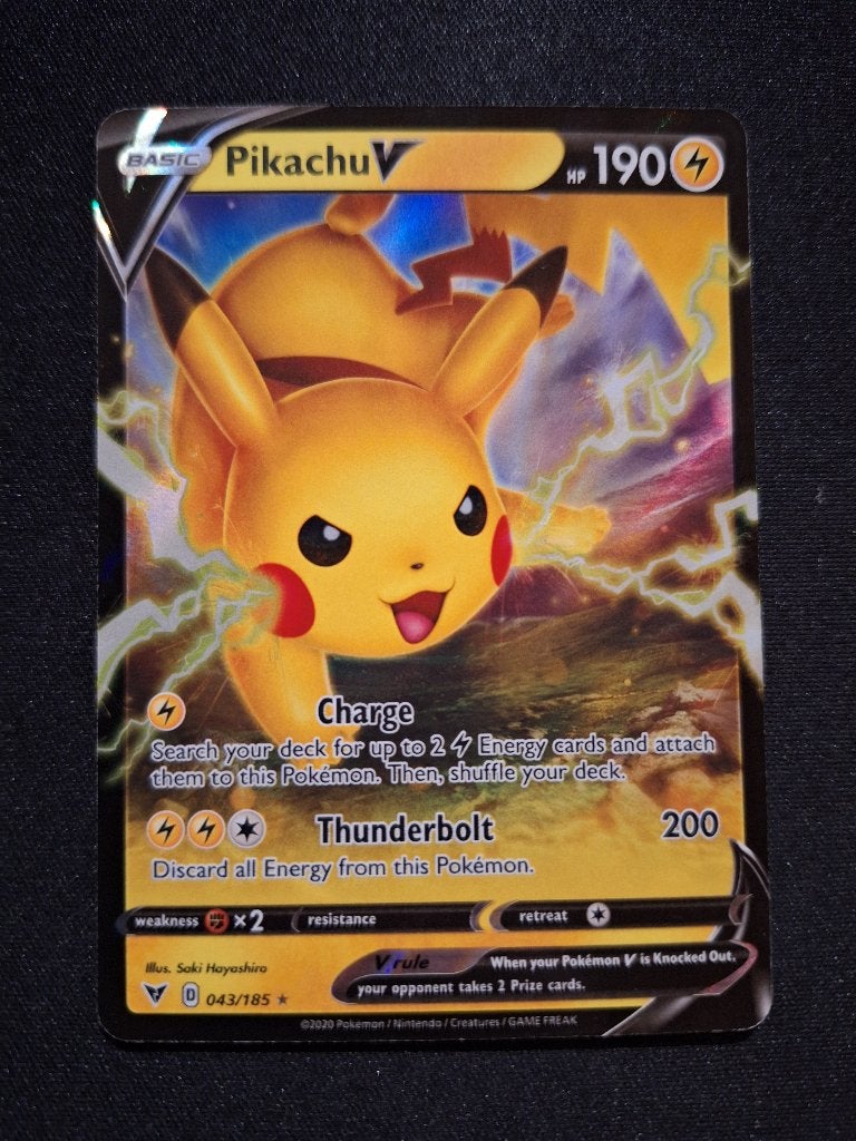 Pikachu V #043 (Vivid Voltage), Verzenden, Zo goed als nieuw, Losse kaart