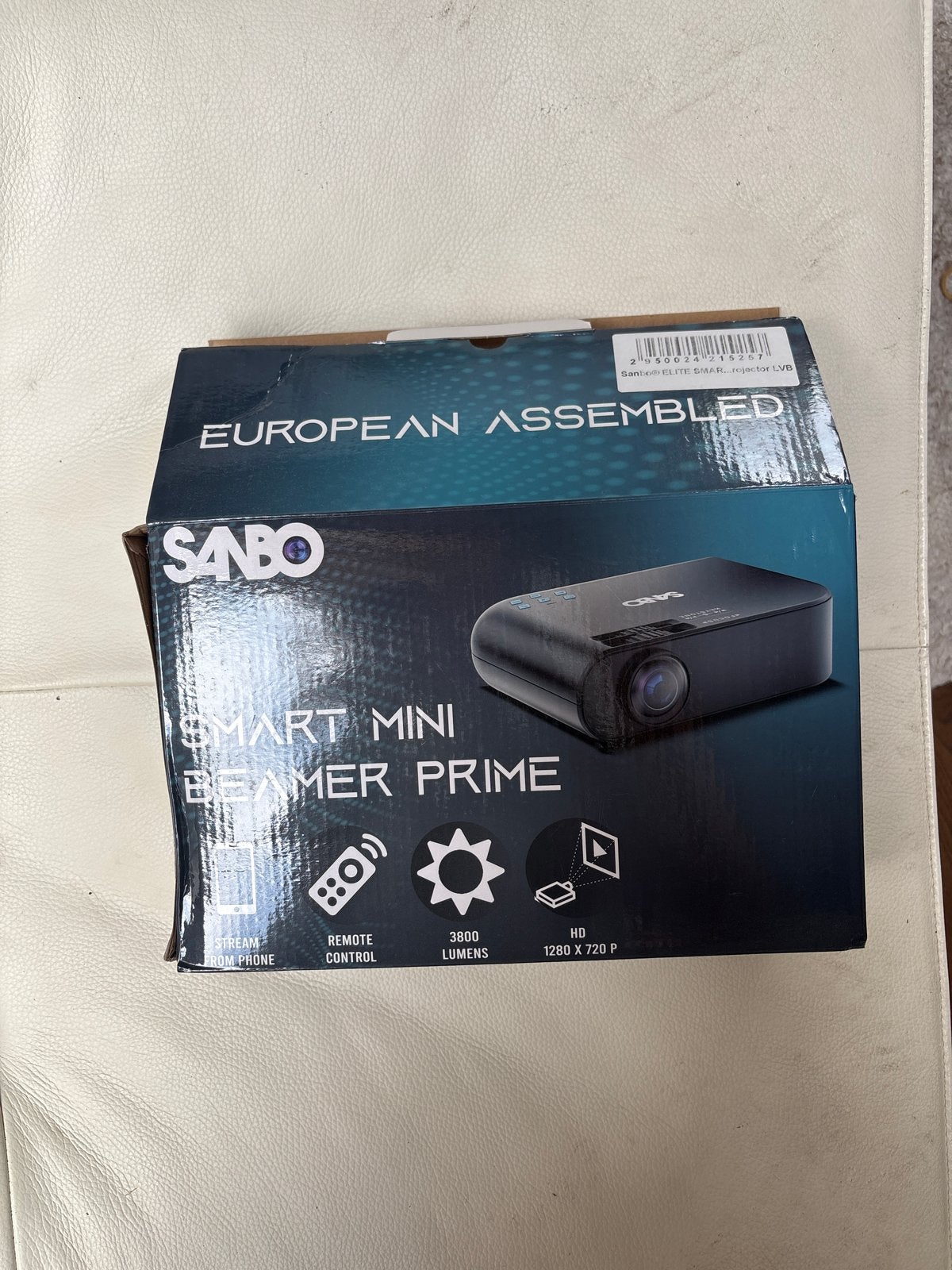 Sanbo Smart Mini Beamer Prime - HD Projector, HD (720), Verzenden, LED, Sanbo