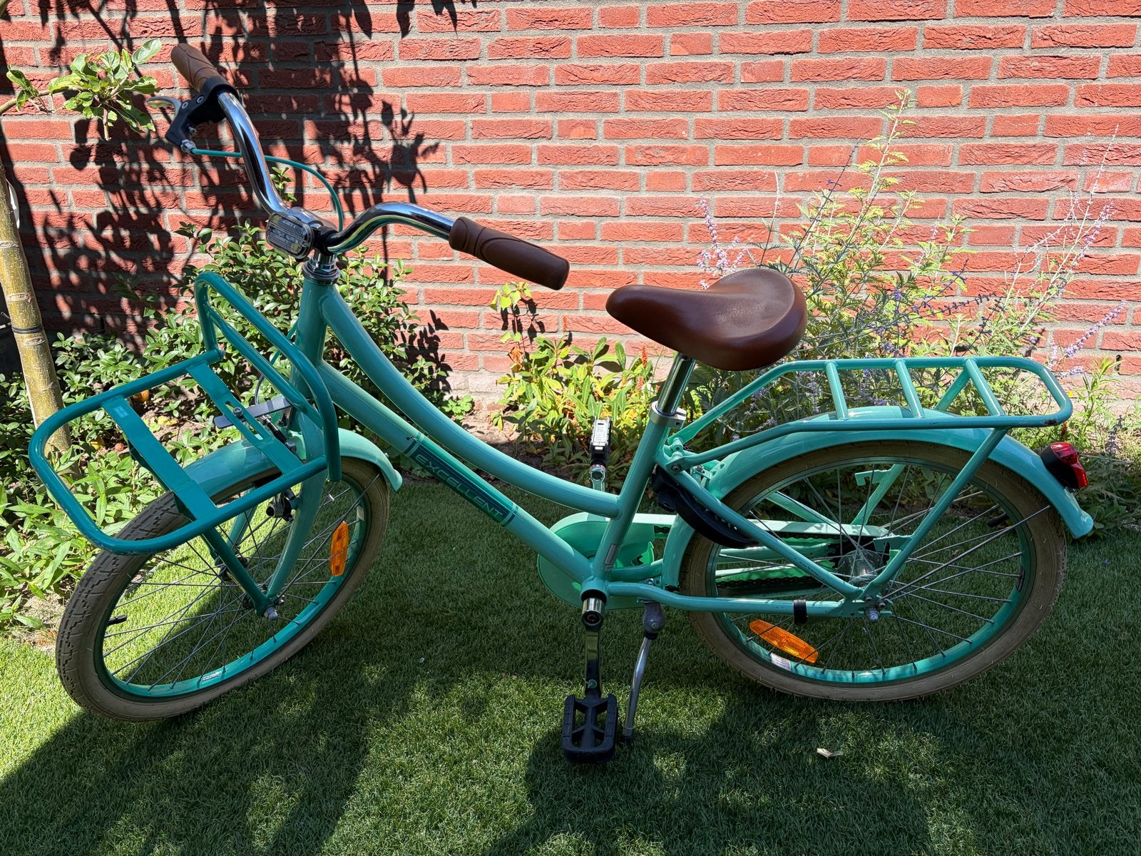 Volare Excellent 20 inch Meisjesfiets - Mintgroen, Fietsen en Brommers, Fietsen | Meisjes, Ophalen, Terugtraprem, Gebruikt, Handrem