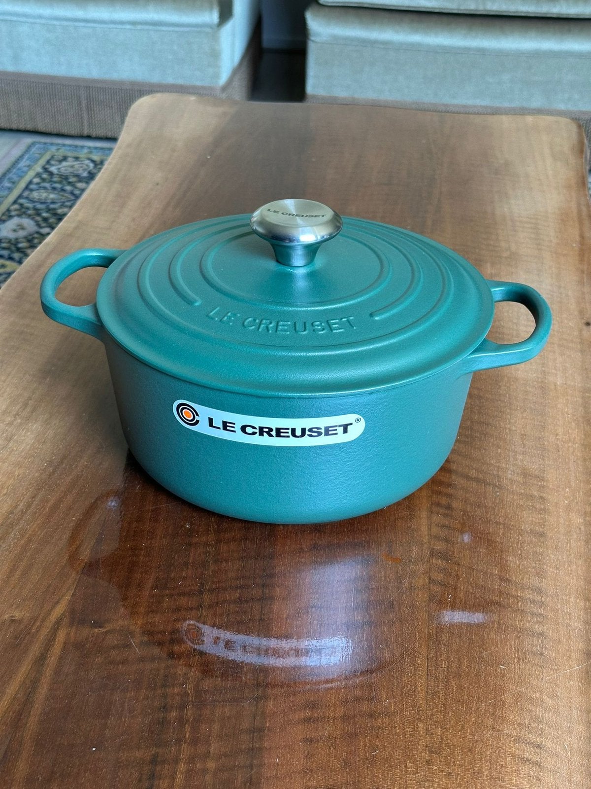 Le Creuset gietijzeren braadpan 24 cm – Forêt, Ophalen, Nieuw, Gietijzer, Koekenpan of Braadpan