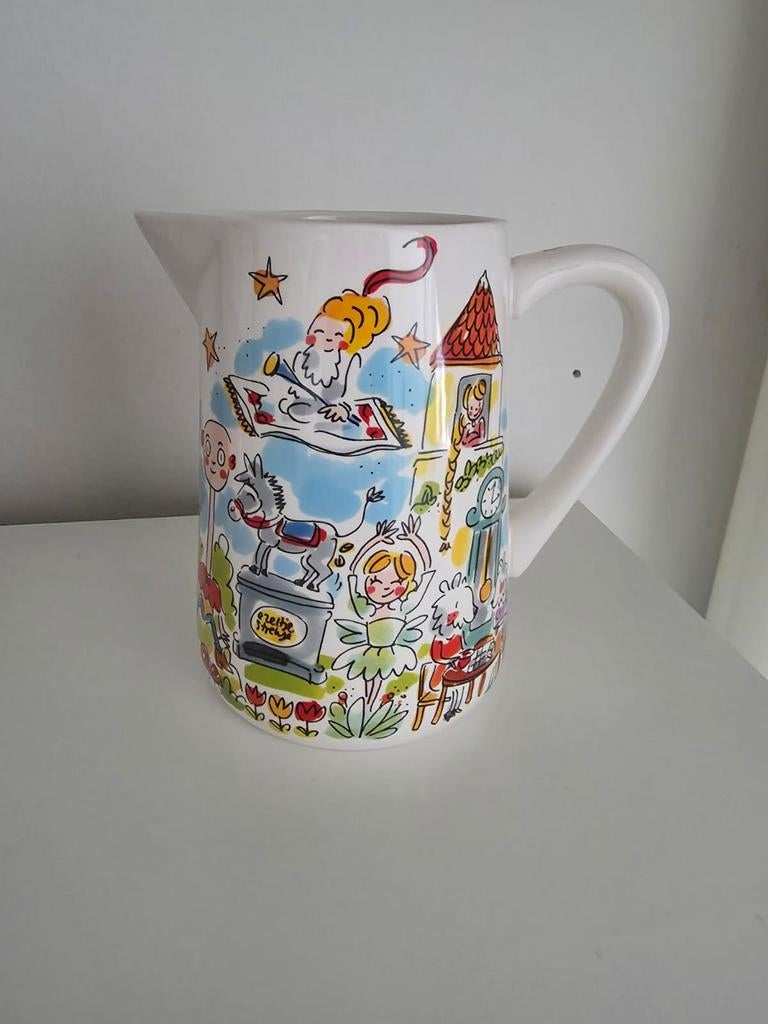 Melk kannetje eflening blond, Ophalen of Verzenden, Zo goed als nieuw, Beeldje of Poppetje