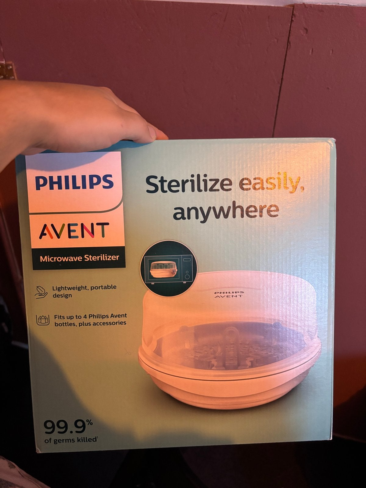 Philips Avent Magnetron Sterilisator - Nieuw & Ongebruikt, Kinderen en Baby's, Ophalen, Sterilisator, Nieuw, Philips Avent