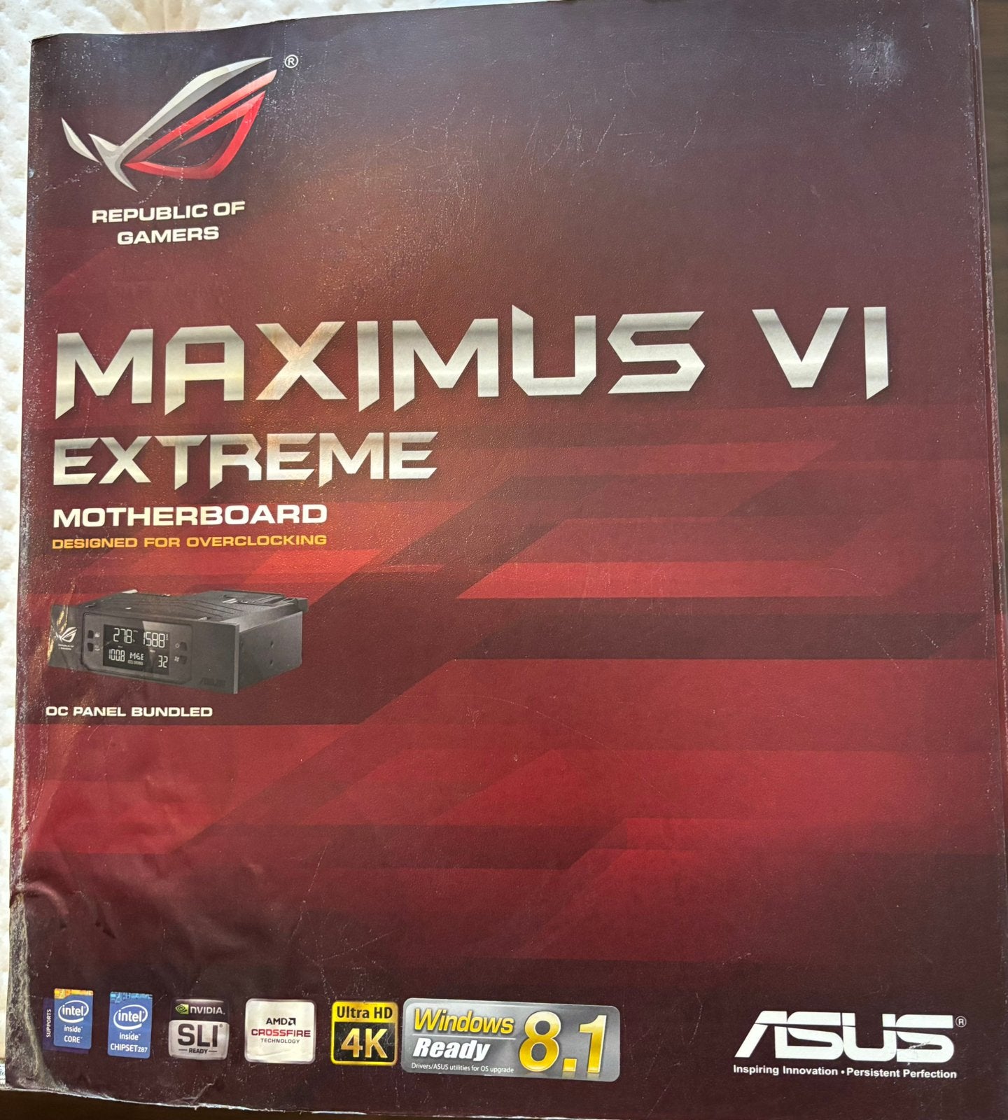 ASUS Maximus VI Extreme, Ophalen, Gebruikt, DDR3