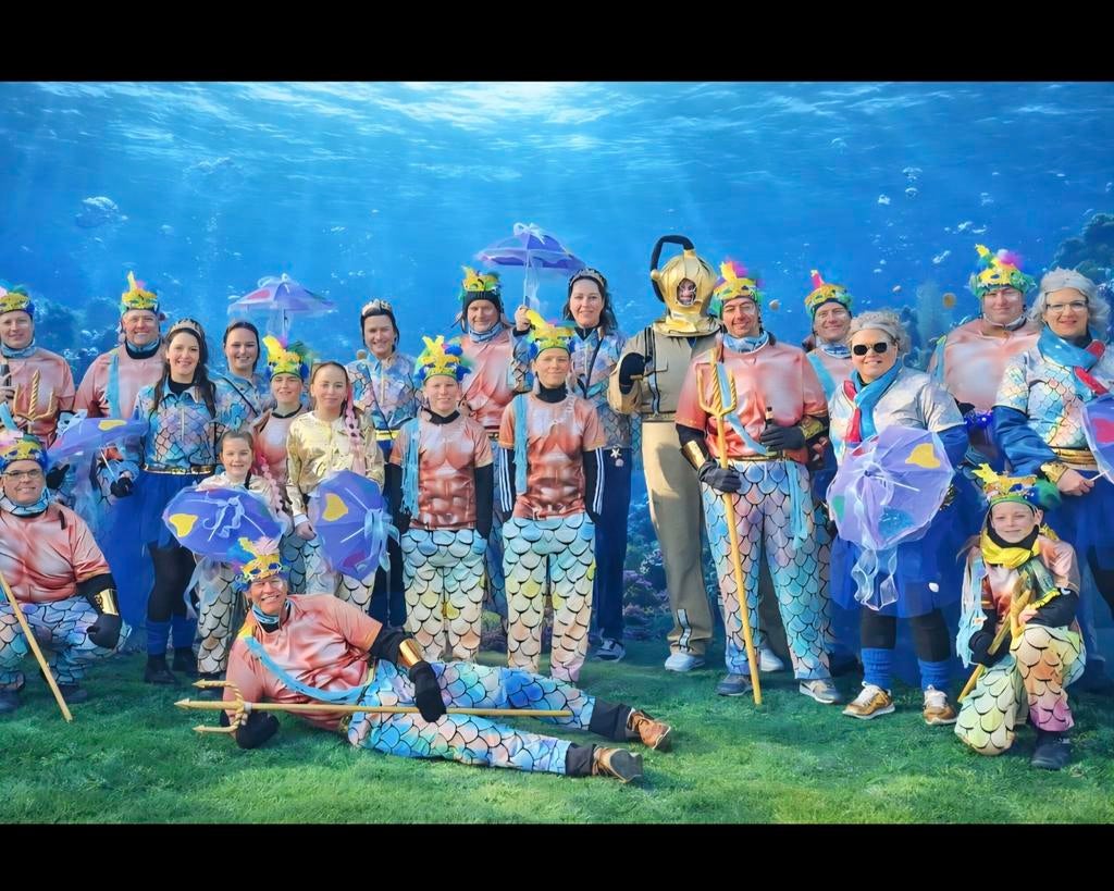 Loopgroep carnaval onderwater wereld, Hobby en Vrije tijd, Feestartikelen, Carnaval, Ophalen