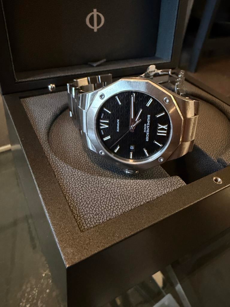 Baume & Mercier Riviera Automatic Horloge, Overige merken, Staal, Polshorloge, Ophalen of Verzenden
