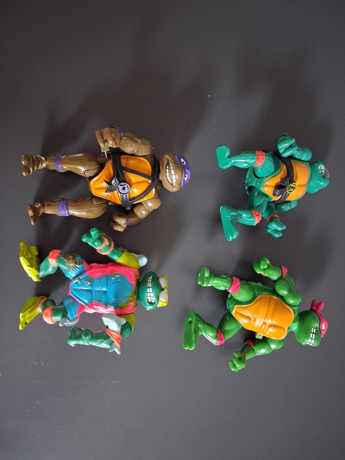 Vintage Teenage Mutant Ninja Turtles Actiefiguren 1988-1990), Ophalen of Verzenden, Gebruikt