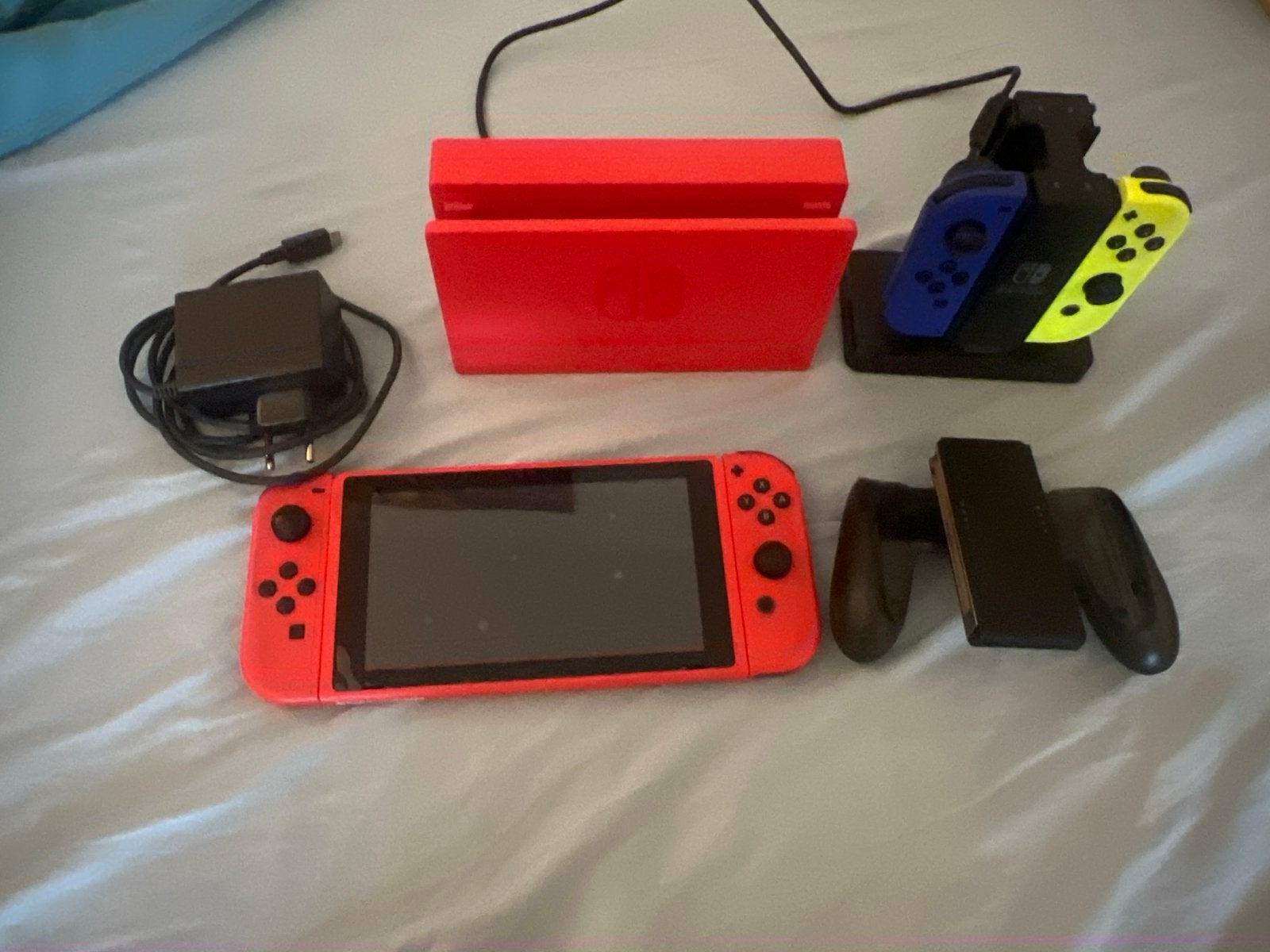 Nintendo Switch Original met accessoires met spel, Ophalen, Gebruikt, Met 2 controllers, Switch Original