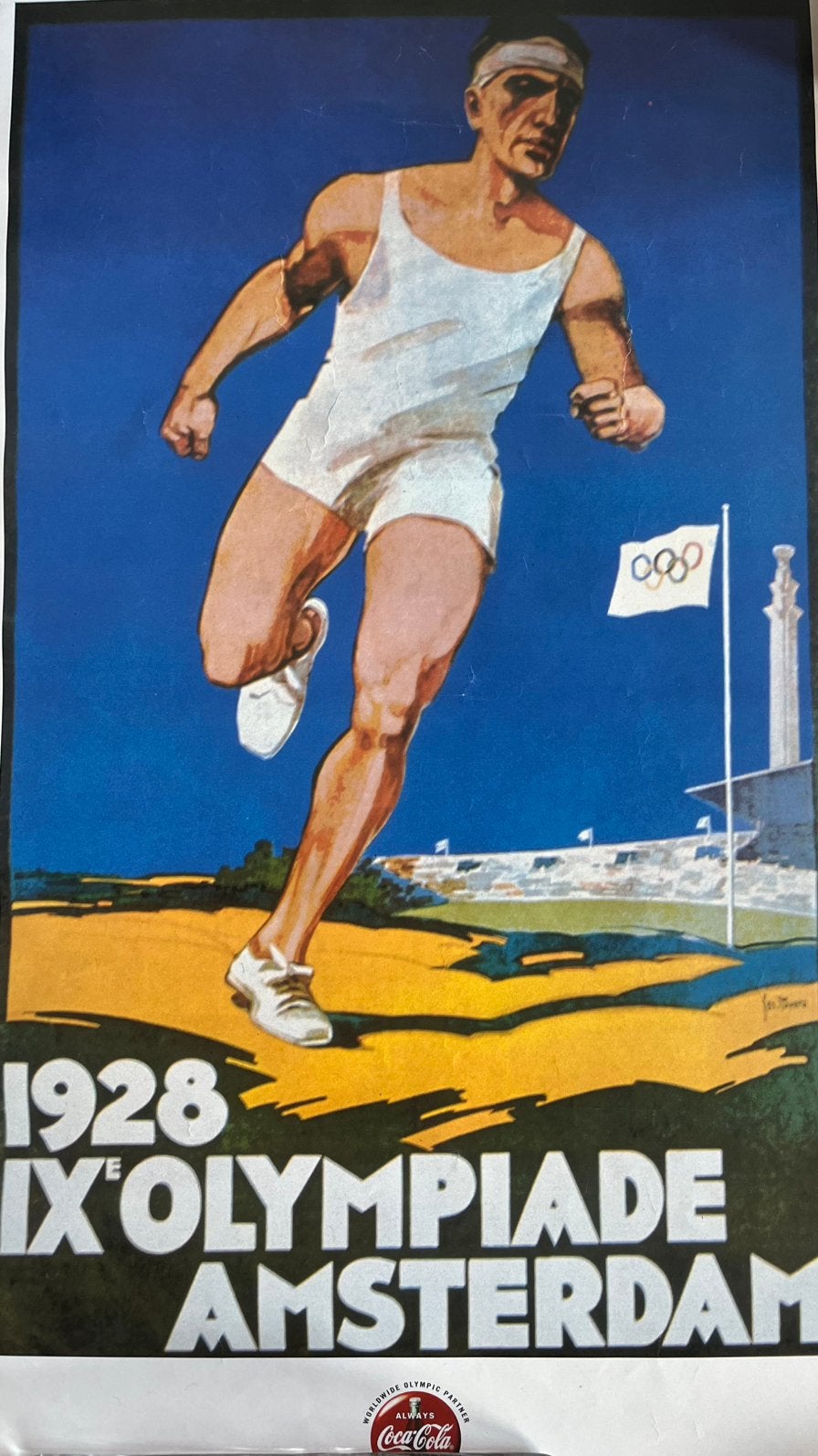 4 historische posters Olympische Spelen, Verzamelen, Posters, Rechthoekig Staand, Ophalen of Verzenden, Zo goed als nieuw, Sport