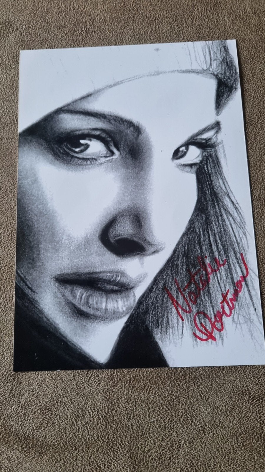 Gesigneerde print van Natalie Portman, Antiek en Kunst, Kunst | Tekeningen en Foto's, Ophalen of Verzenden, Print, Print/reproductie