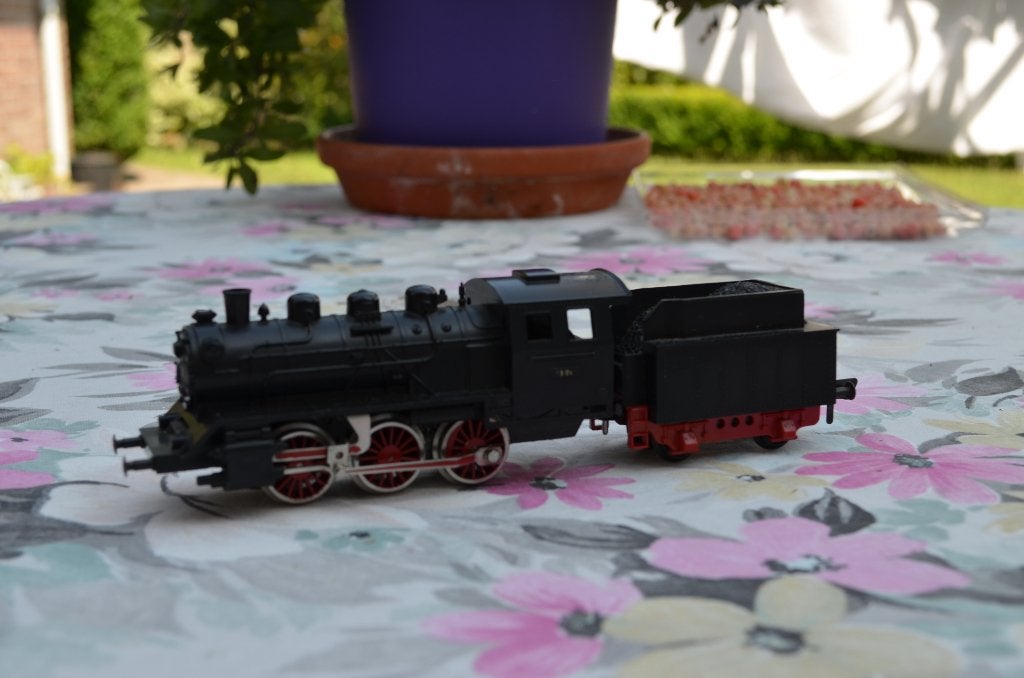 Fleischmann 4125 stoomlocomotief, Gebruikt, Fleischmann, Ophalen of Verzenden, Gelijkstroom
