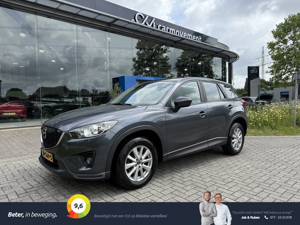 Mazda CX-5 2.0 TS+ 2WD | Navi | Cruise | Stoelverw | Boekjes, Auto's, Mazda, Stof, Zwart, 4 cilinders, Origineel Nederlands