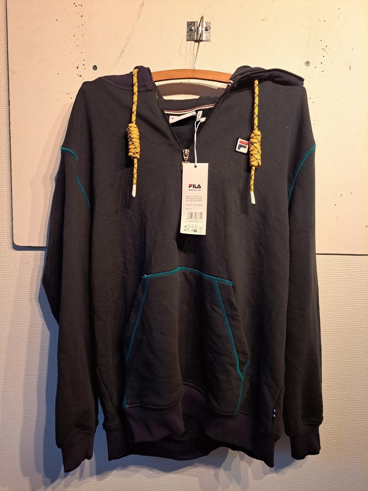 Fila Donkerblauwe Hoodie met Kaartje - Nieuw, Ophalen of Verzenden, Nieuw, Fila