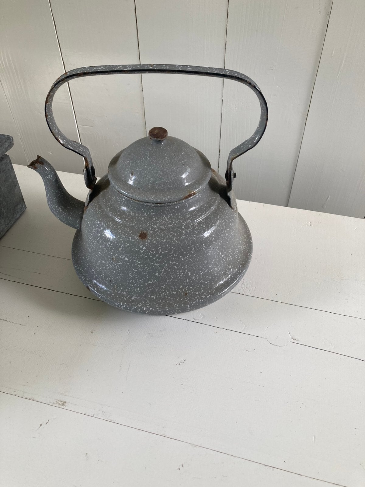 Mooie emaille weckketel, Ophalen