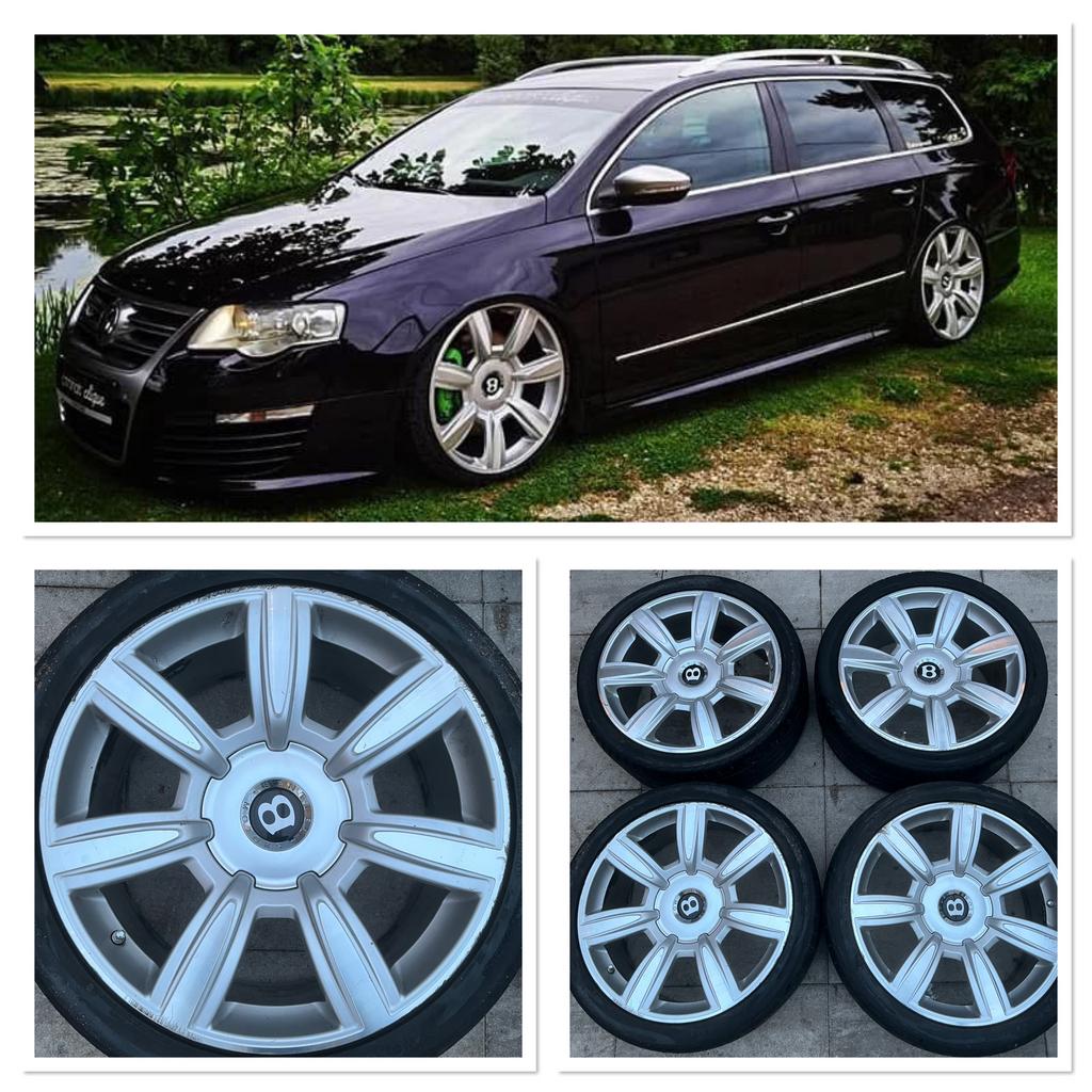 Bentley velgen 20inch 5x112 Audi Vw Skoda velgen set, Ophalen, Gebruikt, Velg(en), Personenwagen