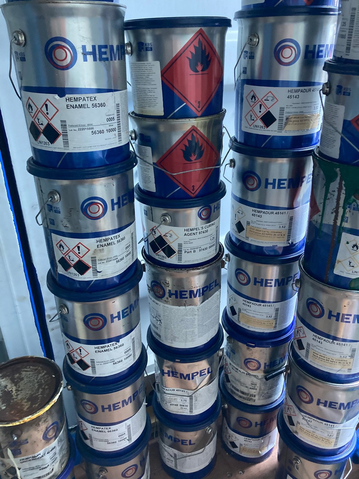 Scheepsverf 2comp Hempel, Hobby en Vrije tijd, Schilderen, Zo goed als nieuw, Overige typen, Ophalen