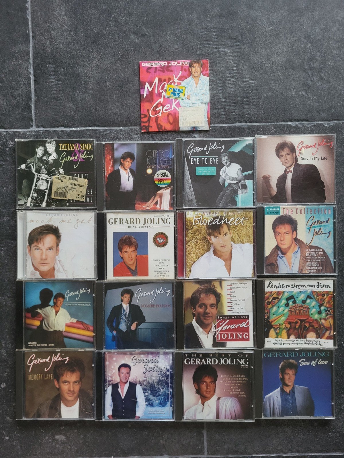 gerard joling 14 cd's + 3 singles partij collectie, Verzenden, Noord-Amerika