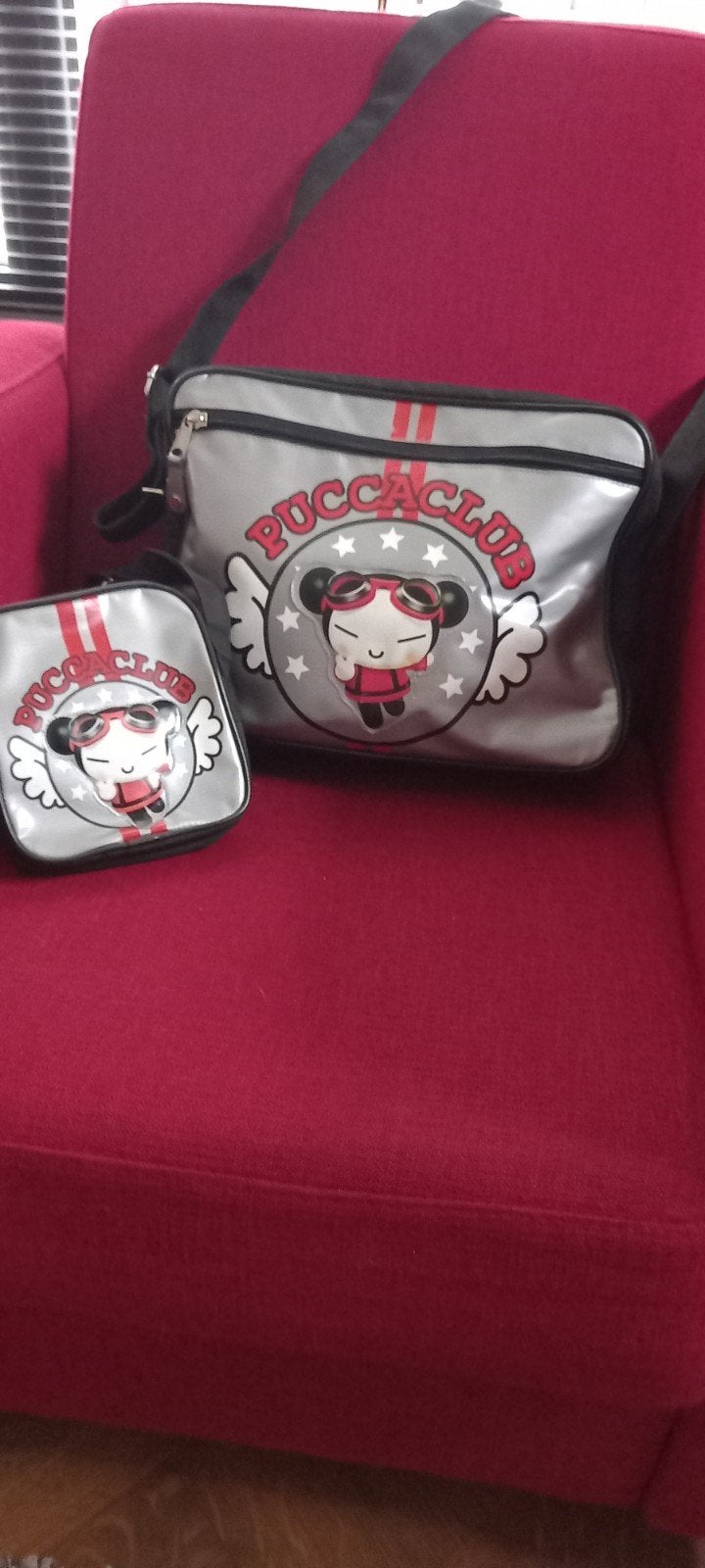 Tassenset Puca. De grote is 35x27x9 cm. De kleine is 16x17x4, Ophalen of Verzenden, Zo goed als nieuw, Overige merken