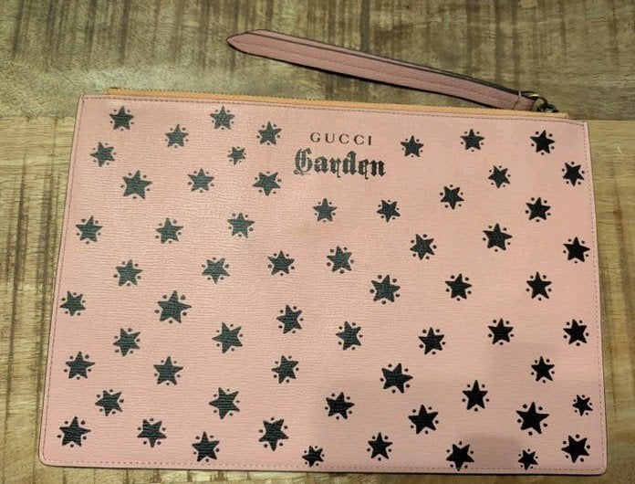 Gucci Garden Zip Pouch - Nieuwstaat - 100% Origineel, Ophalen of Verzenden, Nieuw, Roze, Avondtasje