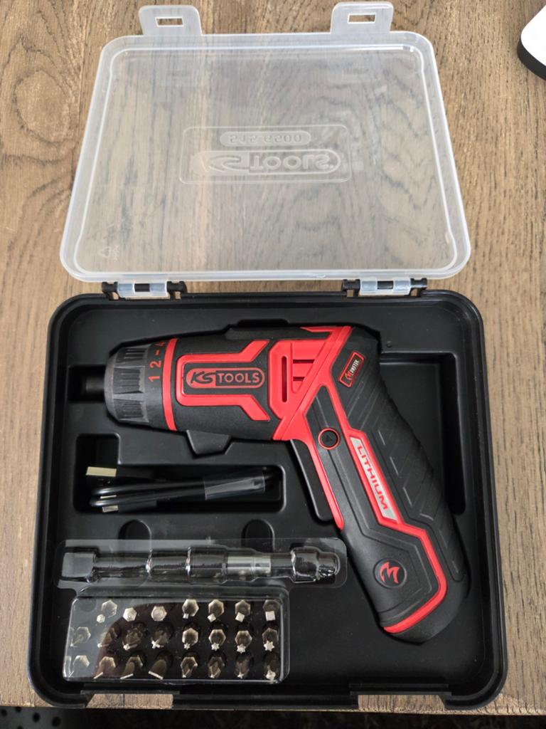 Mini schroefmachine KS tools, Ophalen of Verzenden, Nieuw, Minder dan 400 watt, Boor- en Schroefmachine