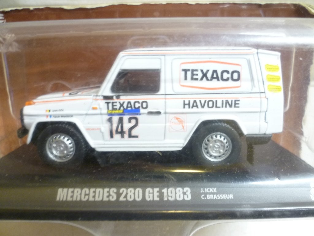 Norev Mercedes 280GE Texaco Dakar Jacky ICKX Claude Brasseur, Ophalen of Verzenden, Nieuw, Auto, Norev